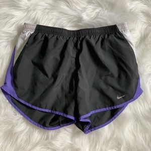 Nike Dri-Fit running shorts.